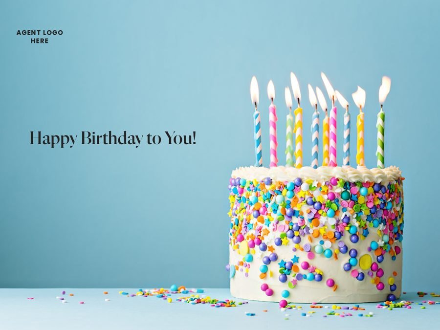 Birthday cake card